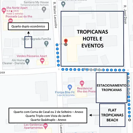 Tropicanas Hotel E Eventos Florianopolis Exterior photo